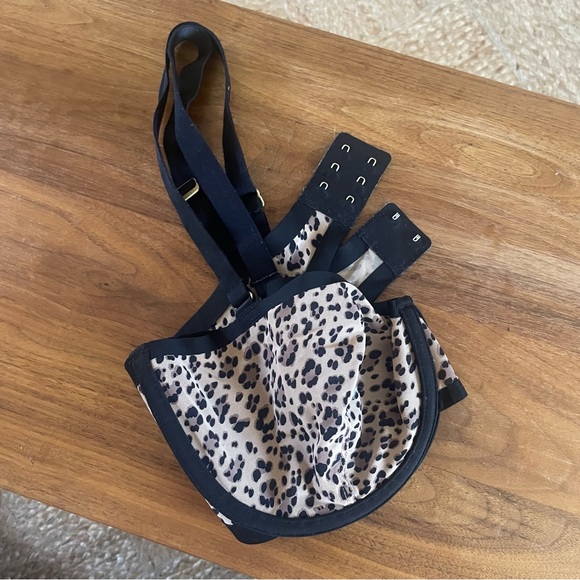 Cuup Leopard Mesh Balconette Bra - Picture 2 of 6